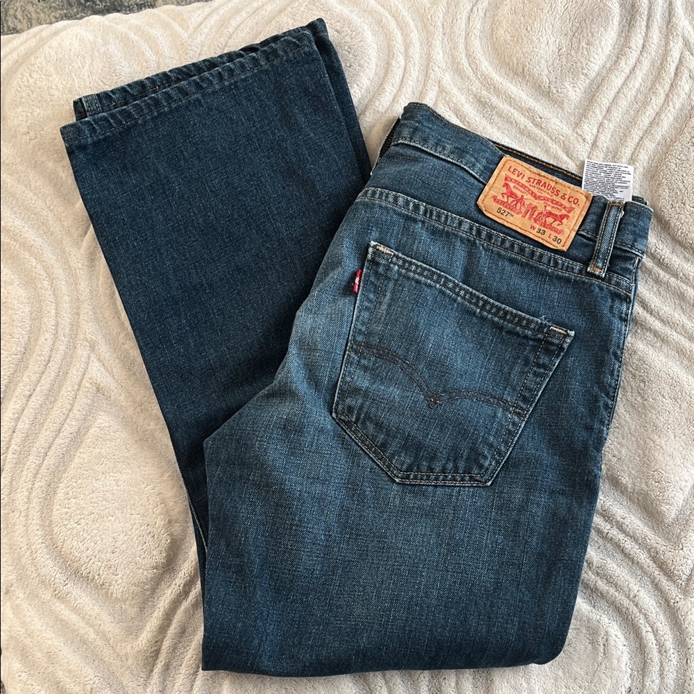 Levi's Men's Dark Blue Straight Jeans